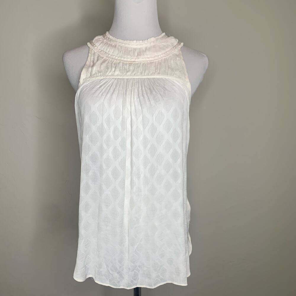 Maeve Cream Anthropologie Tank Top Sz 2